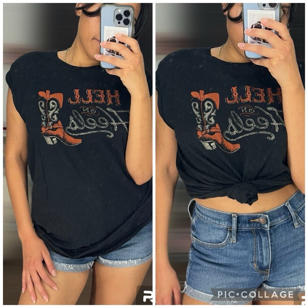 Hell on heels tee